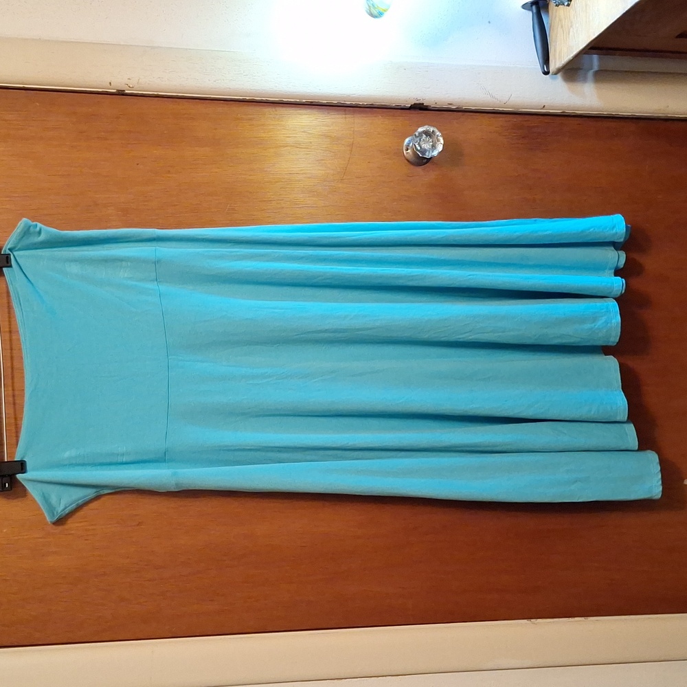 Turquoise skirt